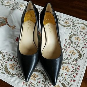 Cole Haan black leather heels